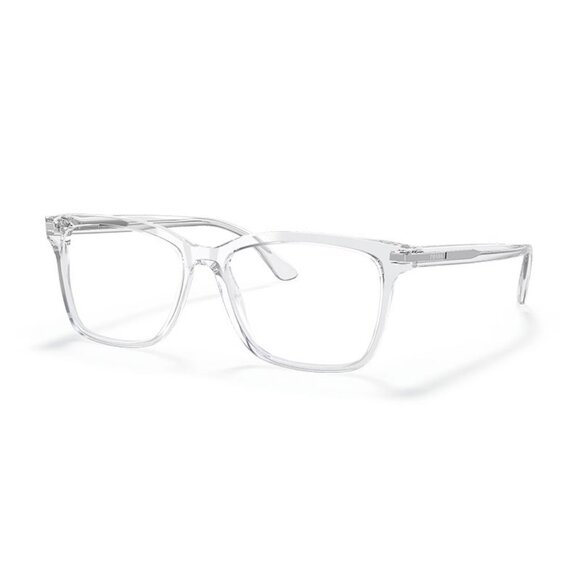 NWT PRADA EYEGLASSES WOMEN TRANSPARENT FRAME RECTANGULAR EYEWEAR PRADA NEW - Picture 1 of 3
